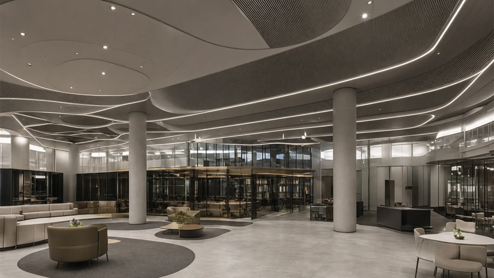 Espacio interior de Banco Santander